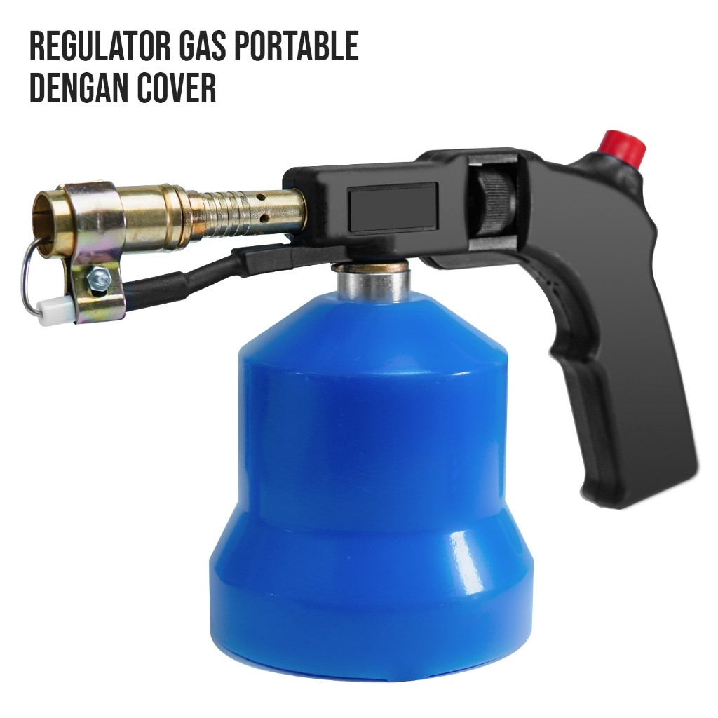 FIXTEC Flame Gun Kepala Regulator Gas Portable dengan Cover- HF-391
