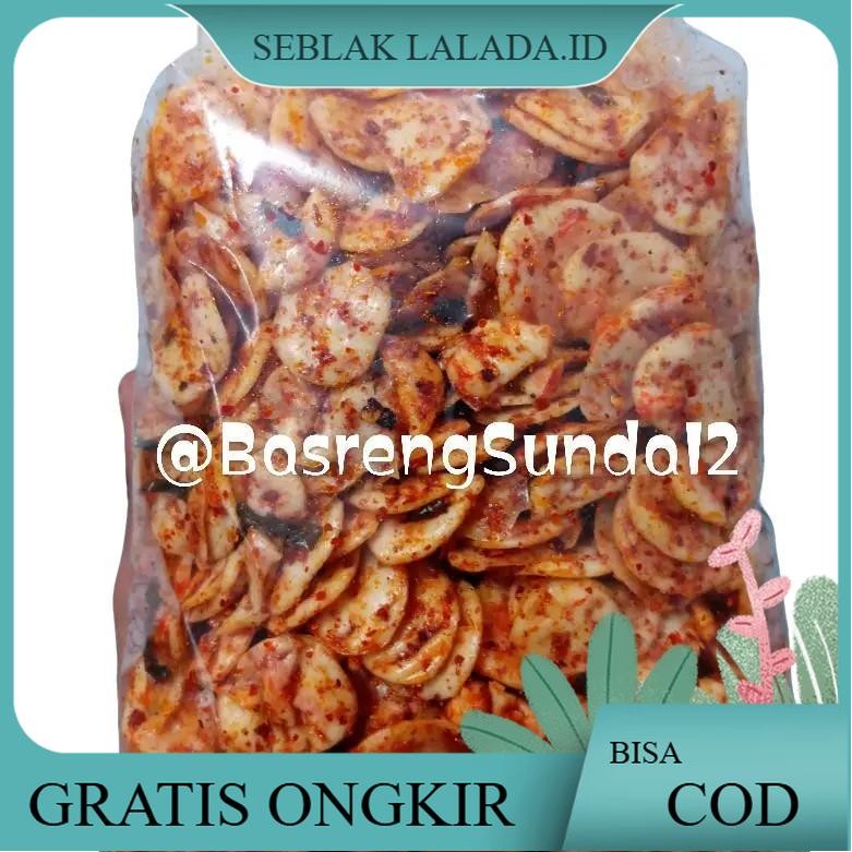 

[Beli Lokal]seblak kemplang putih pedas daun jeruk 500 gram Cemilan Food Kering Instan Snacks Kerupuk