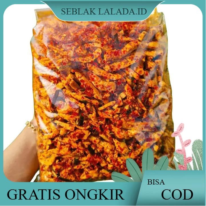 

[Beli Lokal] BASRENG Baso goreng Pedas daun jeruk 1kg cemilan instan Food Snacks