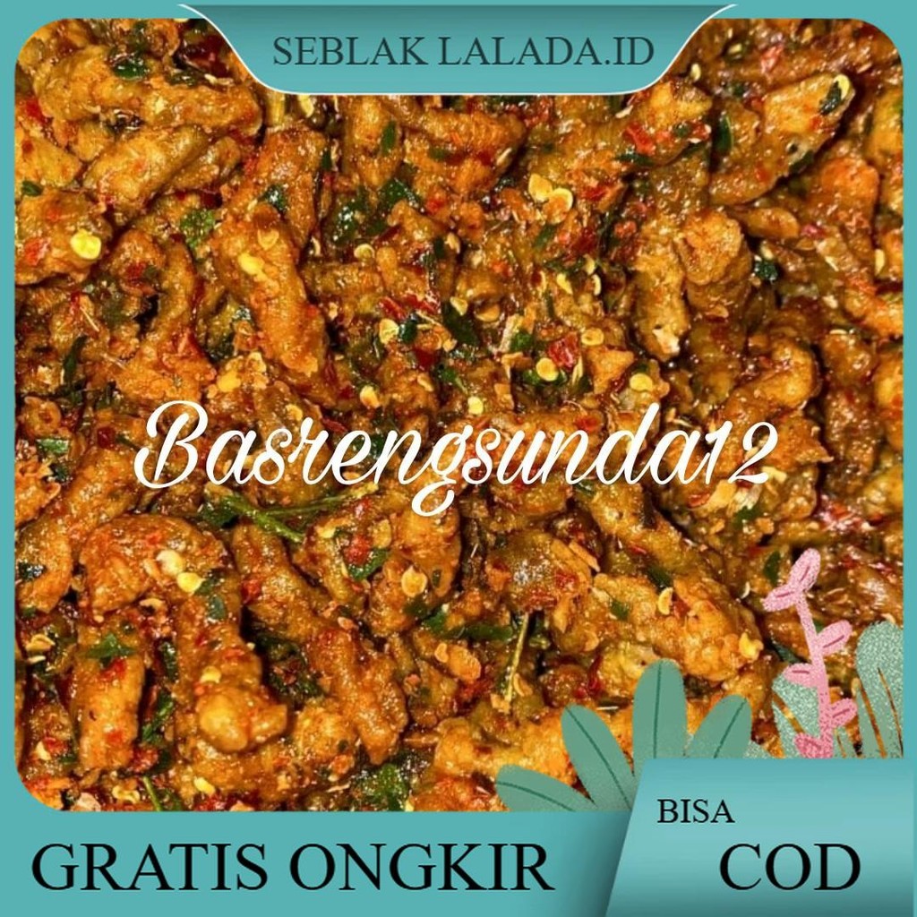 

[Beli Lokal]Keripik Usus 1kg/ Usus Crispy pedas daun jeruk cemilan instan makanan Camilan Food Snack Kripik Ayam