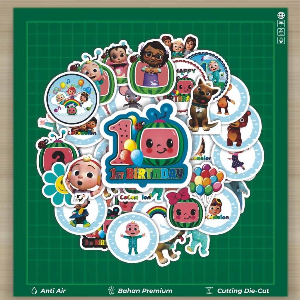 

HOT 50 PCS STIKER Stiker Cocomelon Stiker Fashion Cars Decal Dingin Kartu Album Custom Vinyl Anti Air- Sticker Aesthetic Buku Journal Koper Casing HP Tablet Laptop Helm Motor Botol Minum