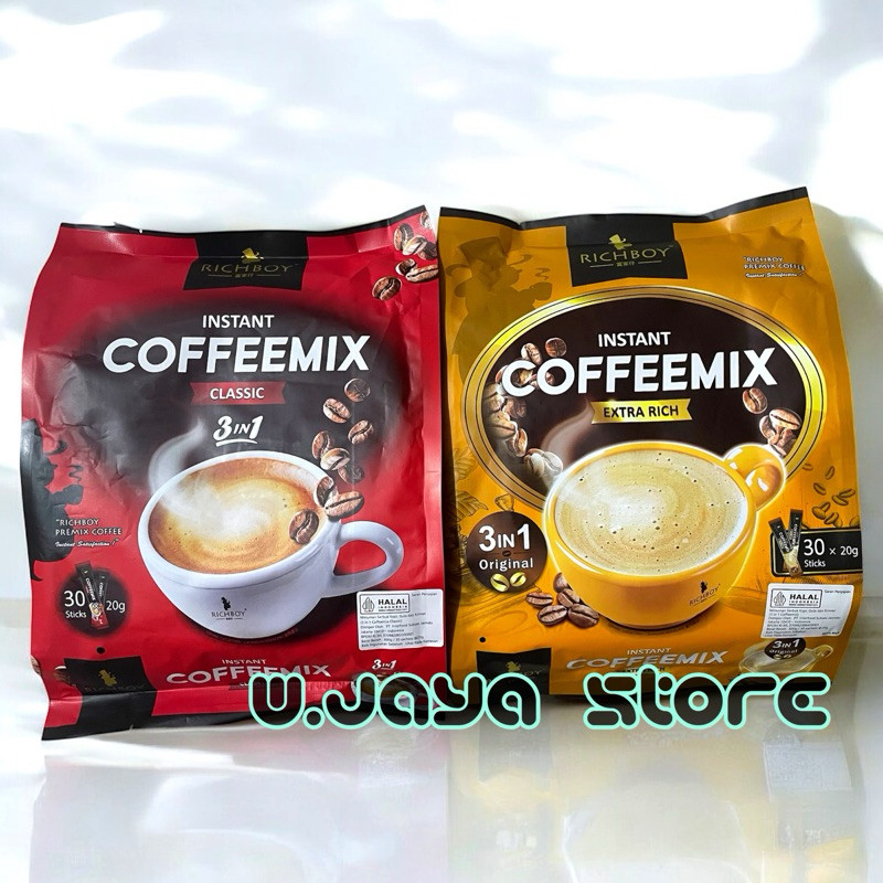 

Richboy Instant Coffeemix Classic 3in1 | Extra Rich 30s x 20g (600g)