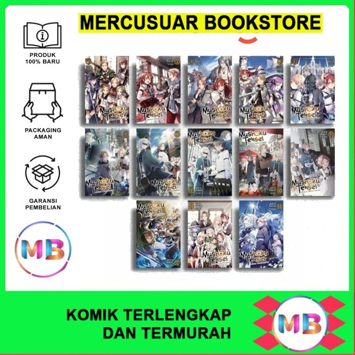Mushoku tensei (Light Novel) English - MercusuarBookstore