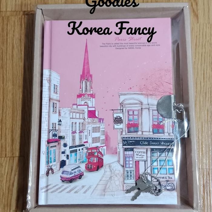 READY Schedule Diary Kunci NO Year Ori Korea - Pink