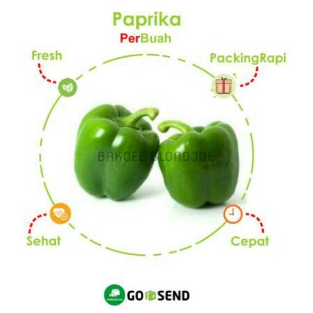 

PAPRIKA HIJAU 500GRAM MURAH / PAPRICS / FRESH VEGETABLES / VEGETABLE / SAYUR SAYURAN SEGAR ONLINE BEST SELLER