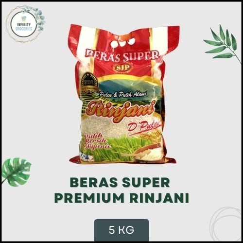 

PROMO!BERAS SUPER PREMIUM RINJANI D'PULEN 5 KG MURAH !READY