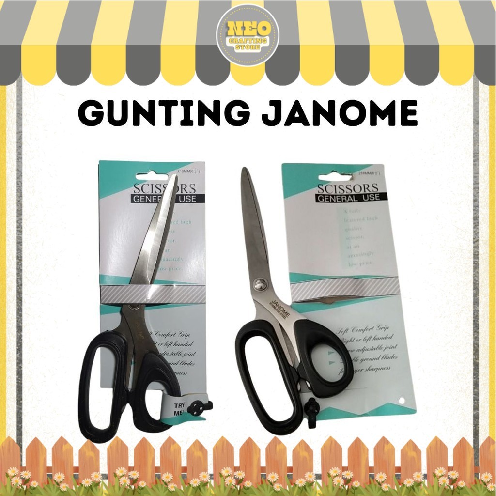

Gunting Kain JANOME 8.5 Inch (216 mm)