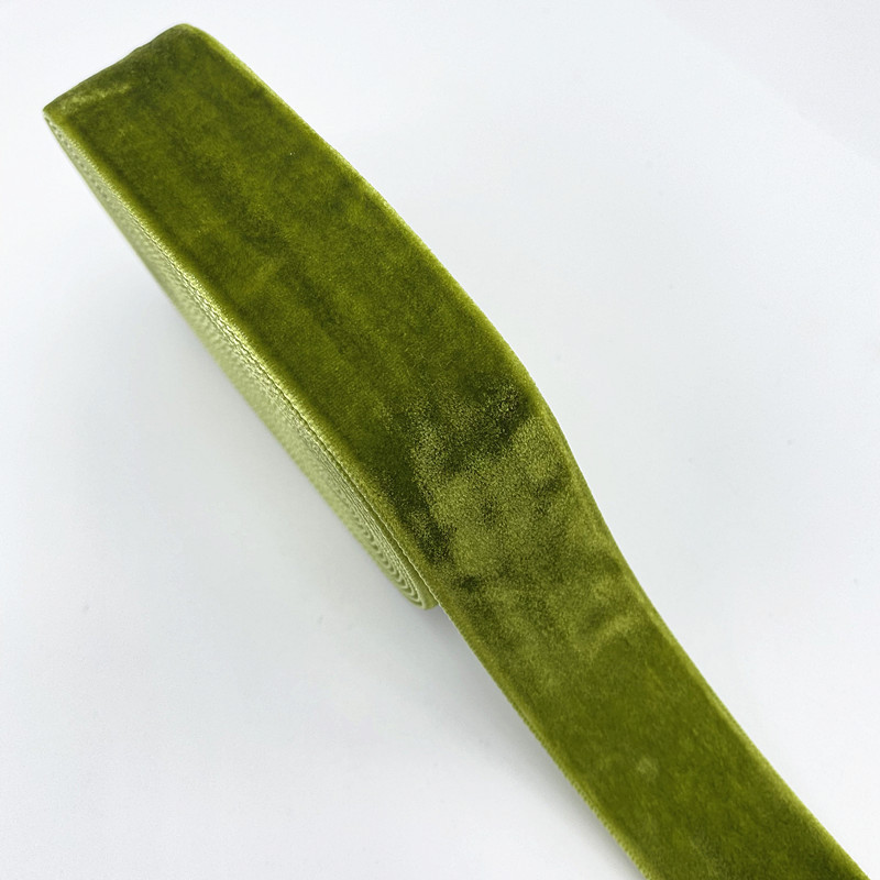 

New 6-38mm Colour Single Face Line Velvet Ribbon for Bowknot Christmas Ribbon Party Decorations #31