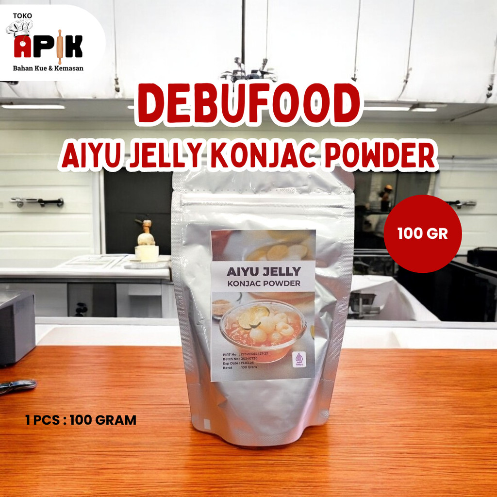 

DEBUFOOD AIYU JELLY KONJAC POWDER KEMASAN REPACK 100 GRAM