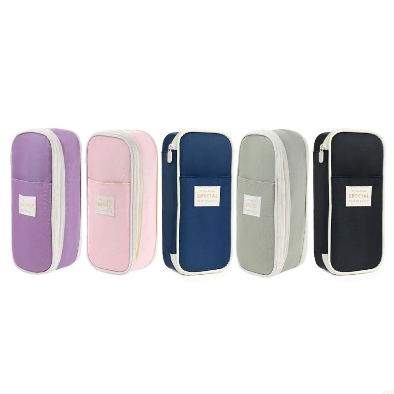 

20CB High Capacity Pencil Case Pen Organiser Bag Multi Compartments Marker Organiser