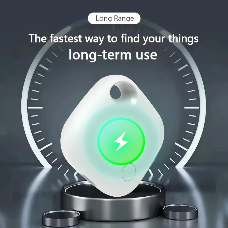 Re arageable GPS Tracker for iPhones Tag Work With Apple Find My Key Finder Pet Locator Luggage Bag 
