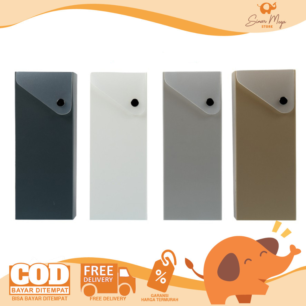 

Joyko Pencil Case PC-0719PL-38 / Kotak Tempat Pensil Warna Monochrome Series