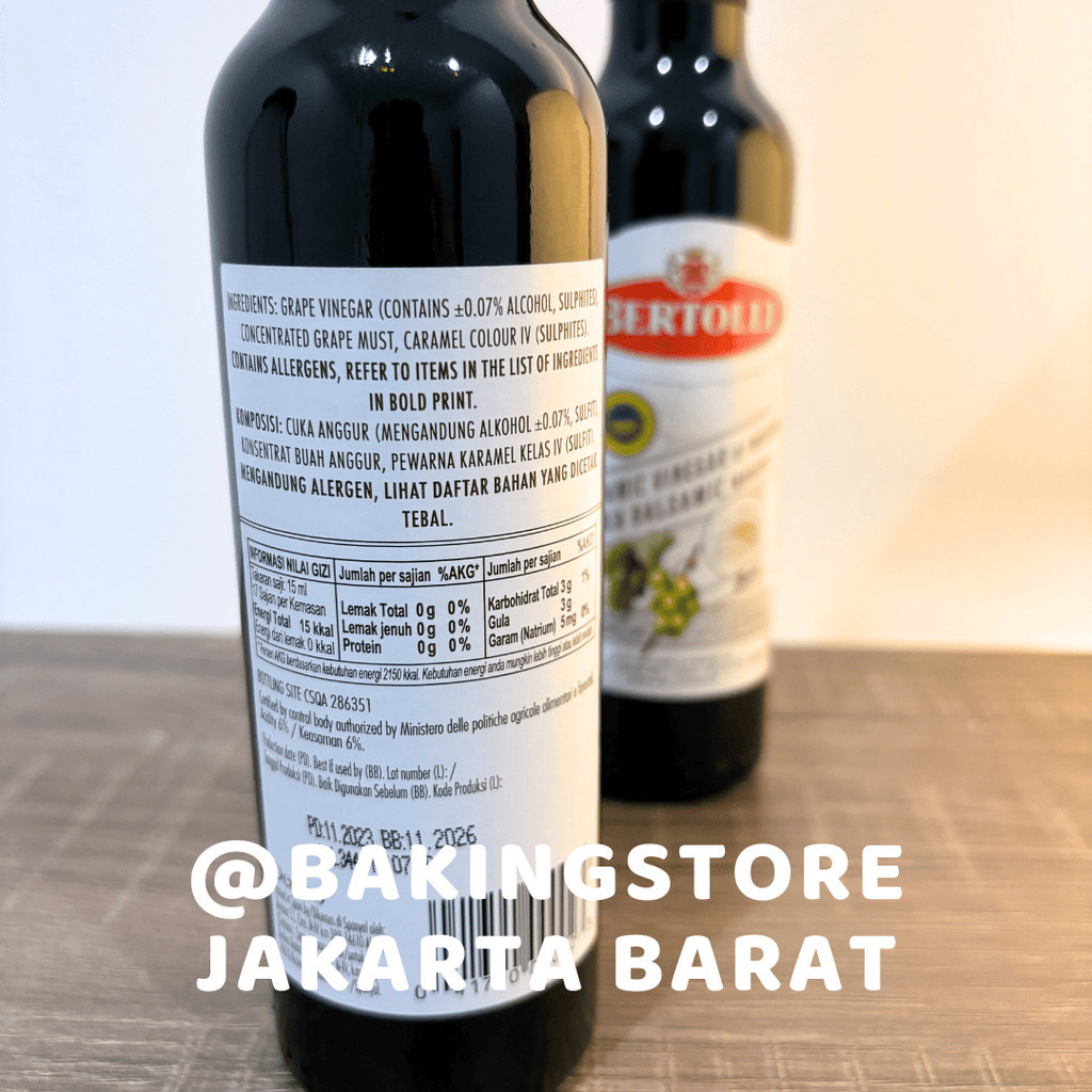 

JAMIN MURAH !!!Bertolli Cuka Balsamic Vinegar (250 ml) Dressing Salad(BISA LANGSUNG ORDER)
