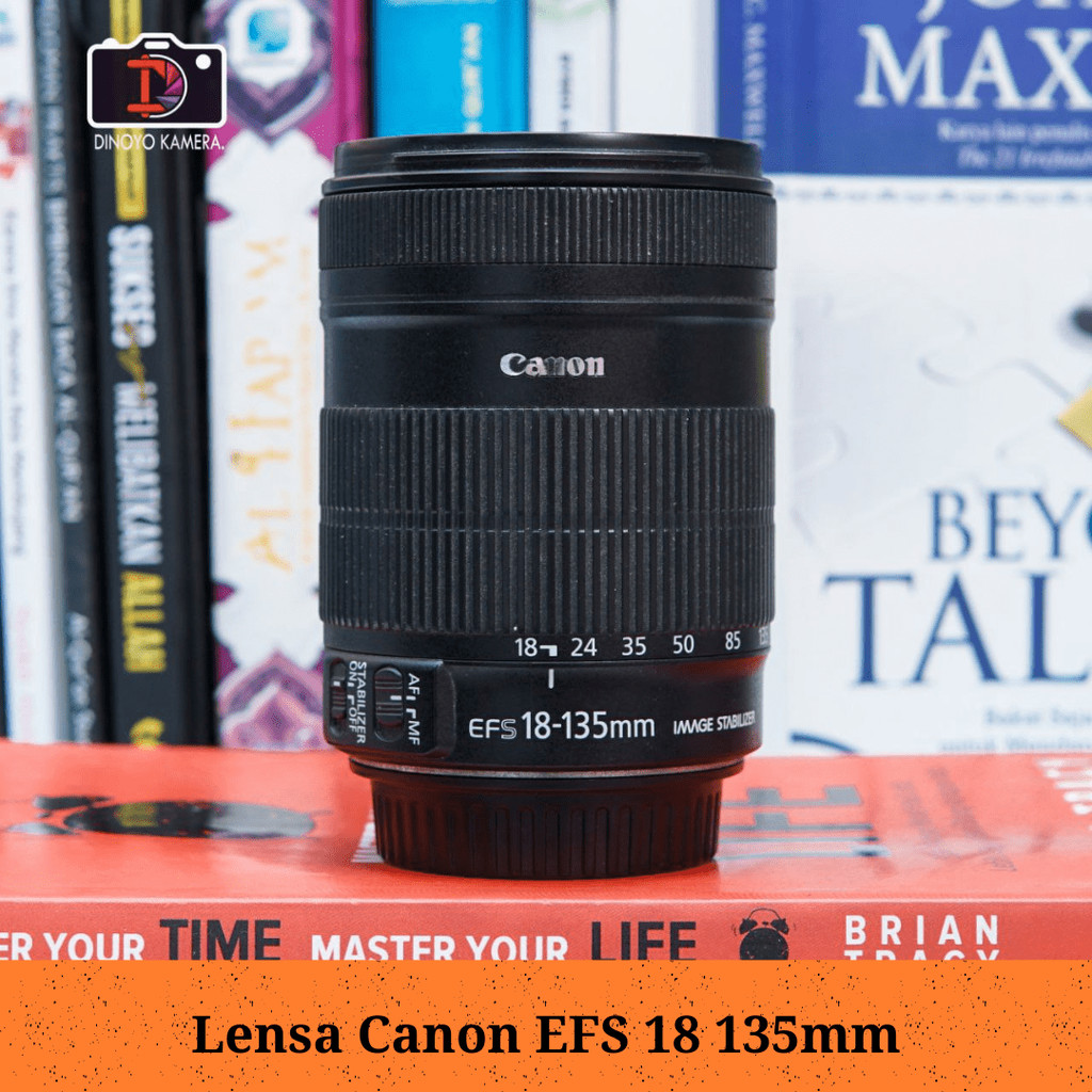 Lensa Canon 18 135mm IS Kondisi Baik Second
