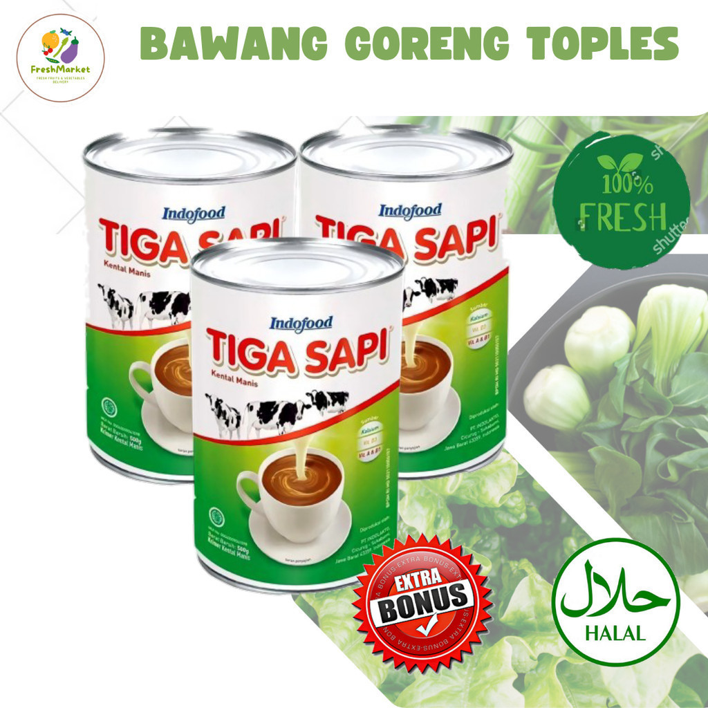 

Susu CAP Tiga Sapi 500Gr Sayurinstant