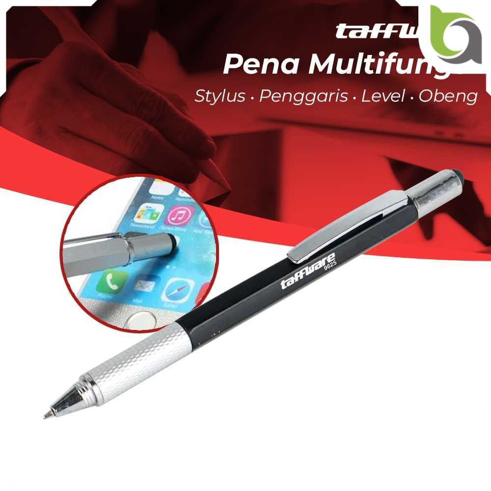 

Taffware Pena Multifungsi Plastik Stylus Penggaris Waterpass Obeng - 9625