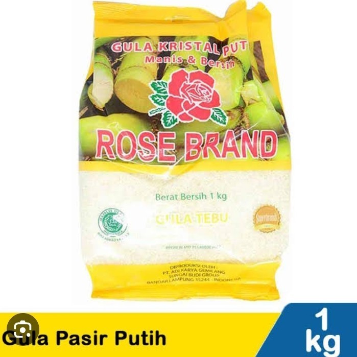 

Gula Kristal Put Manis Rose Brand Bersih 1 kg