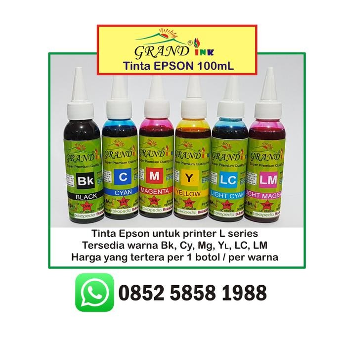 

Tinta Epson Diformulasikan Anti Mampet (made in Jerman) - Black