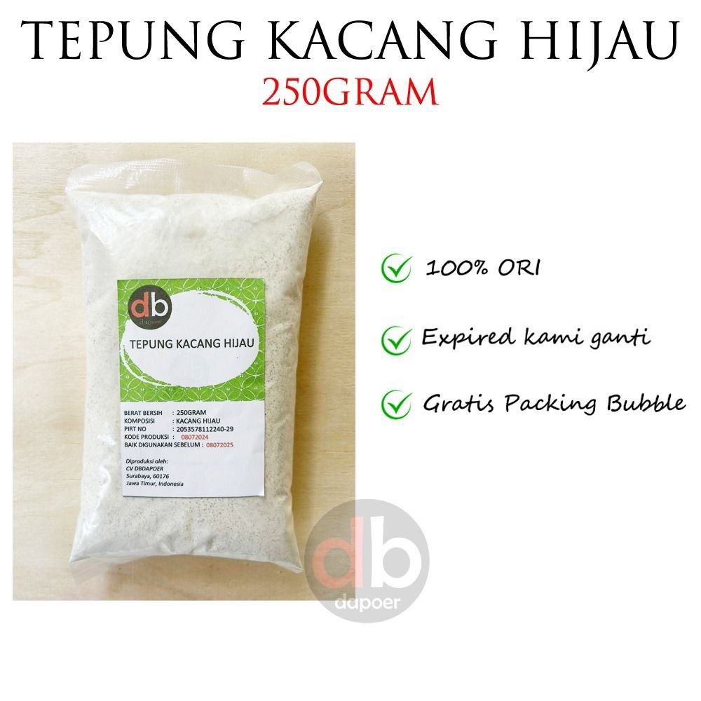 

Tepung Kacang Hijau 250gram