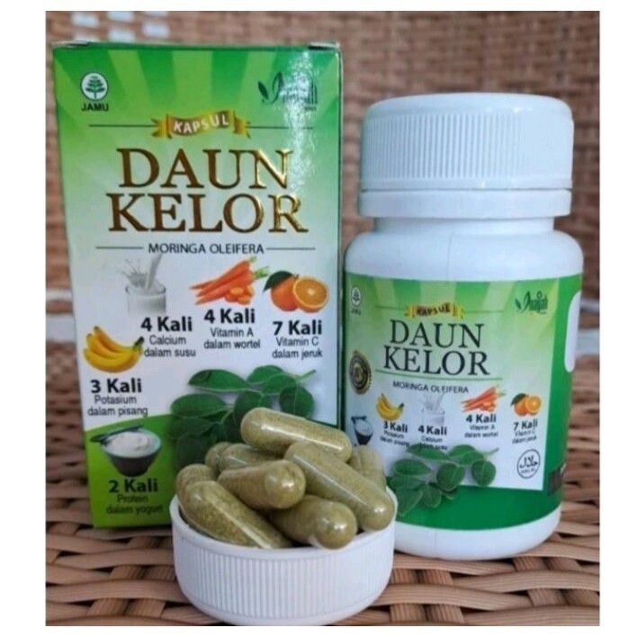 

kapsul daun kelor obat asam urat asli by PONCOPARABOT.ID