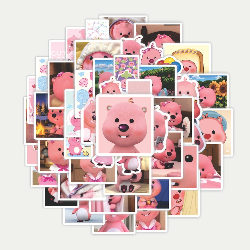 

Sticker Pack Stiker Loopy Pororo | Sticker TUMBLR | Stiker LAPTOP KOPER HELM