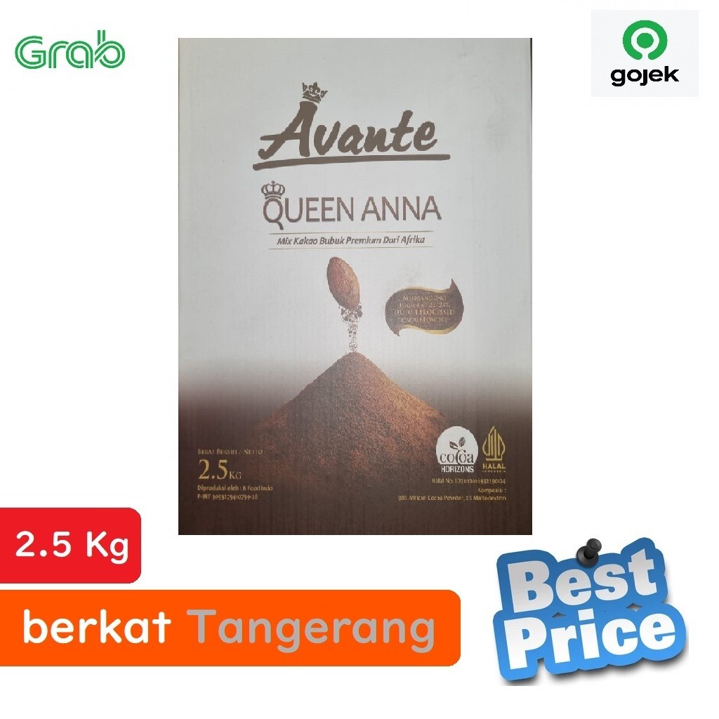 

Avante Queen Anna Cokelat Bubuk Bensdorp 2,5kg