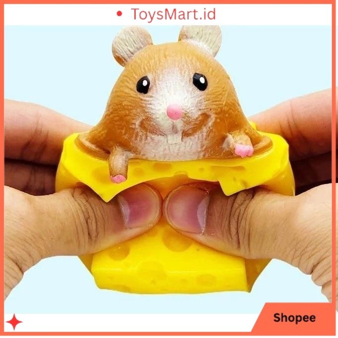 Mainan Pop It Squishy Karet Silikon Mainan Tikus Pencet