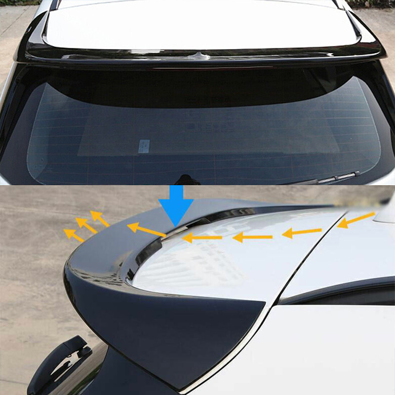 Glossy Black Rear Roof Trunk Spoiler Wing Lip For BMW F48 X1 2016-2022 AC Style