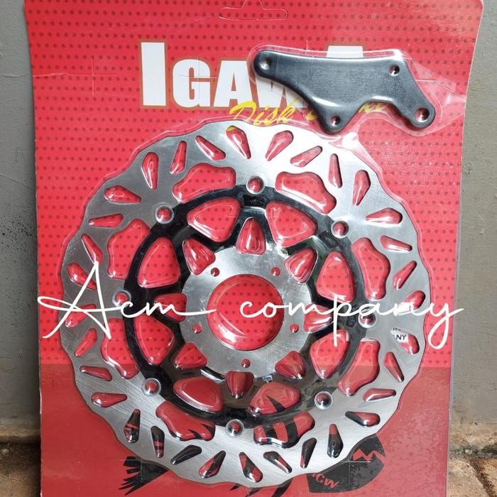 Igawa Disc Piringan cakram lebar 300mm model tdr hitam lubang 5 Supra X Supra Fit Grand Legenda - -,