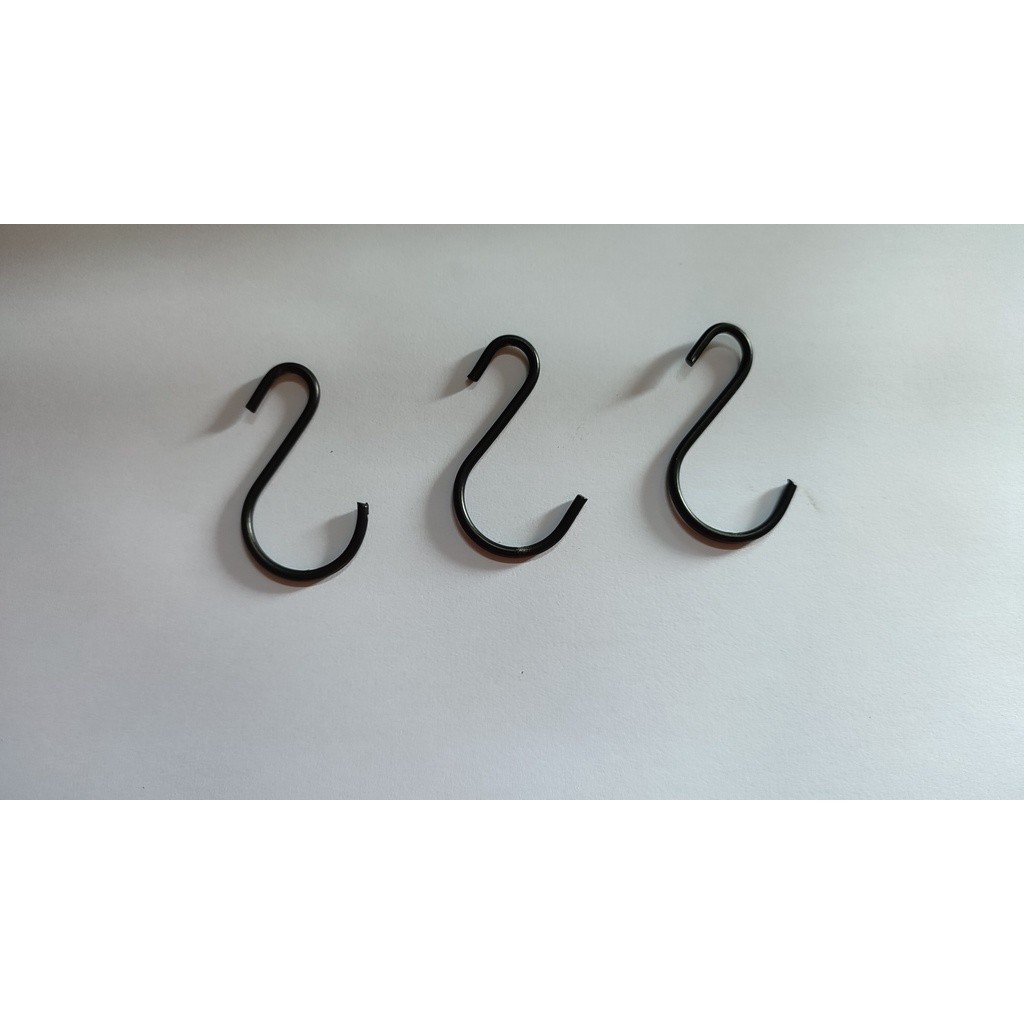 Gantungan panjang, gantungan panci S, dan gantungan kunci untuk rak dinding