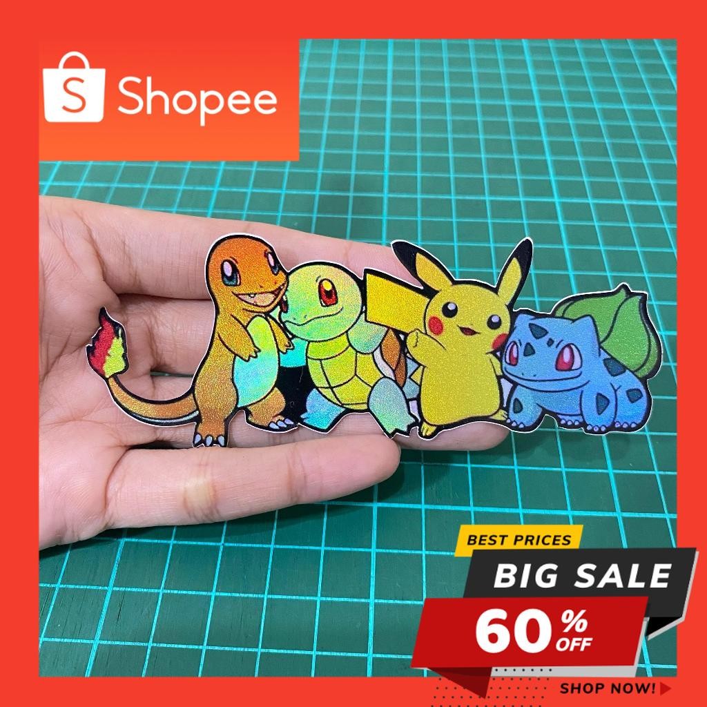 

Sticker Hologram Anime - Besar - PSH1922 - Pokemon