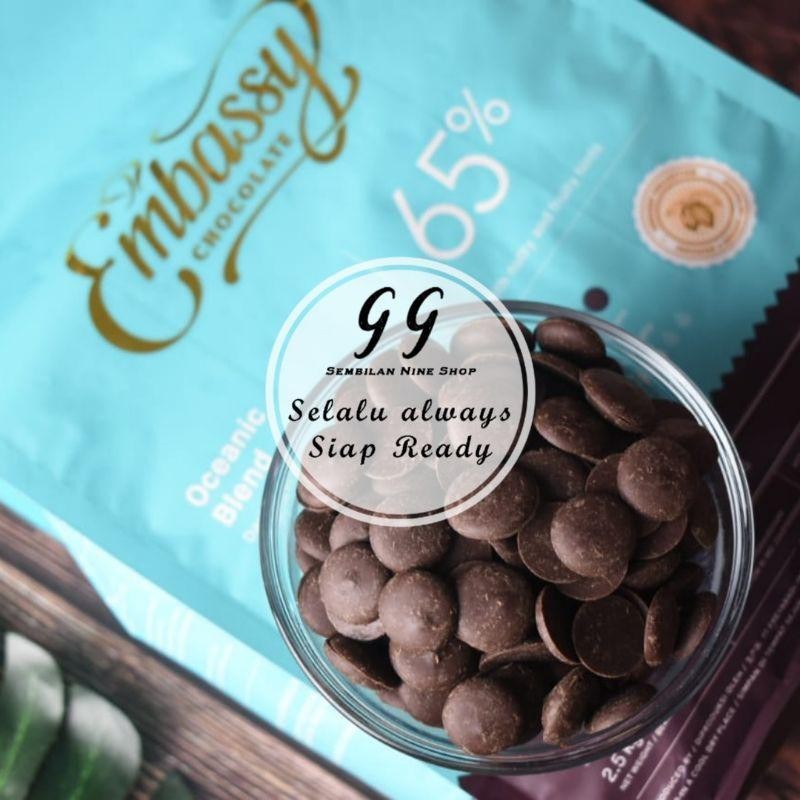 

250 Gram Tulip Embassy OCEANIC 65% Dark Chocolate Couverture Cokelat