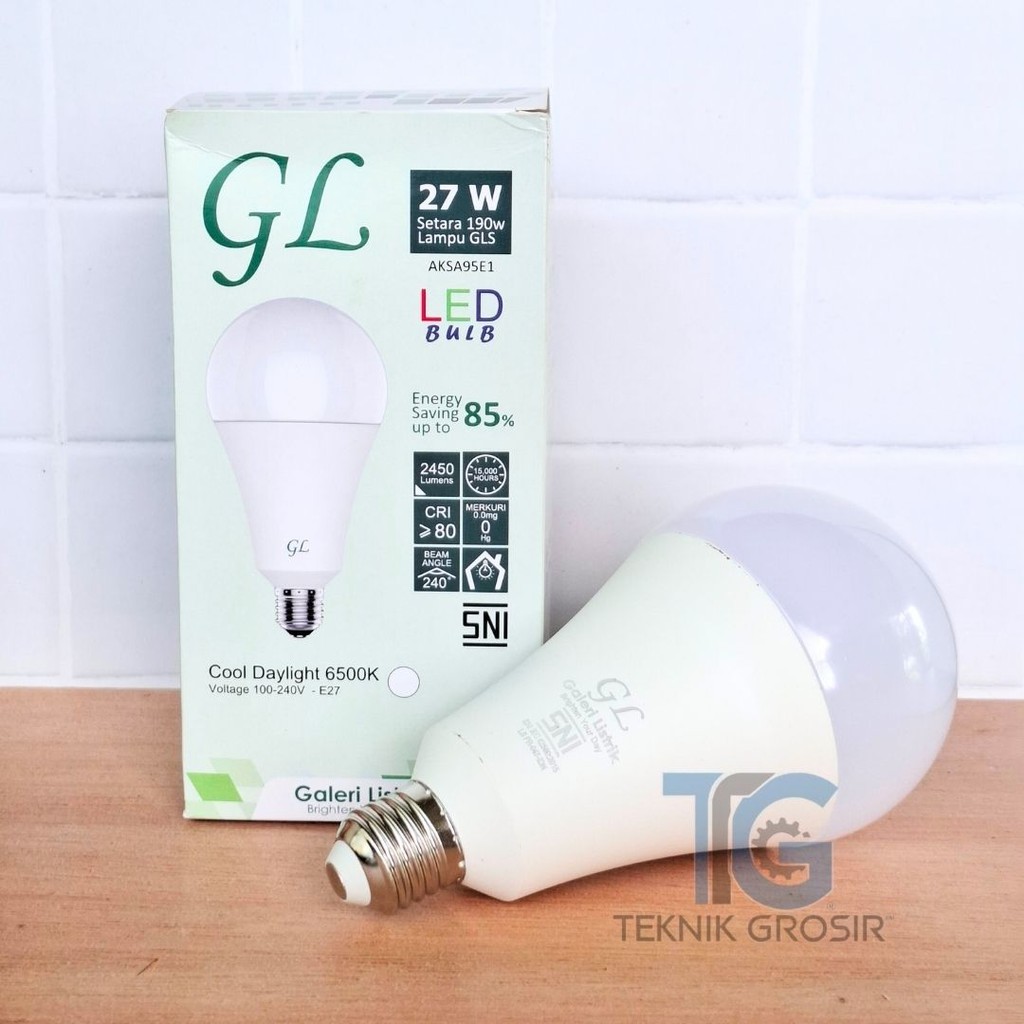 Bohlam LED GL 27W – Lampu Rumah Super Terang