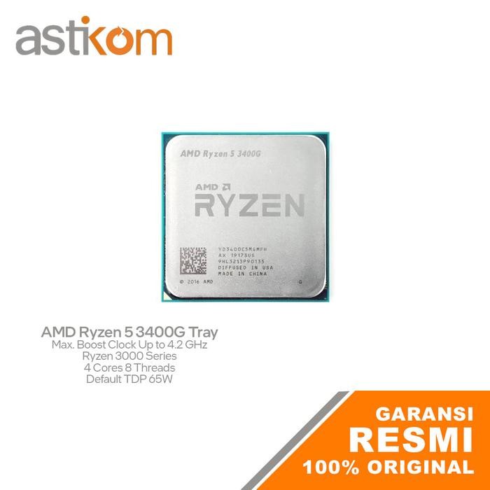 AMD Ryzen 5 3400G Tray + Fan