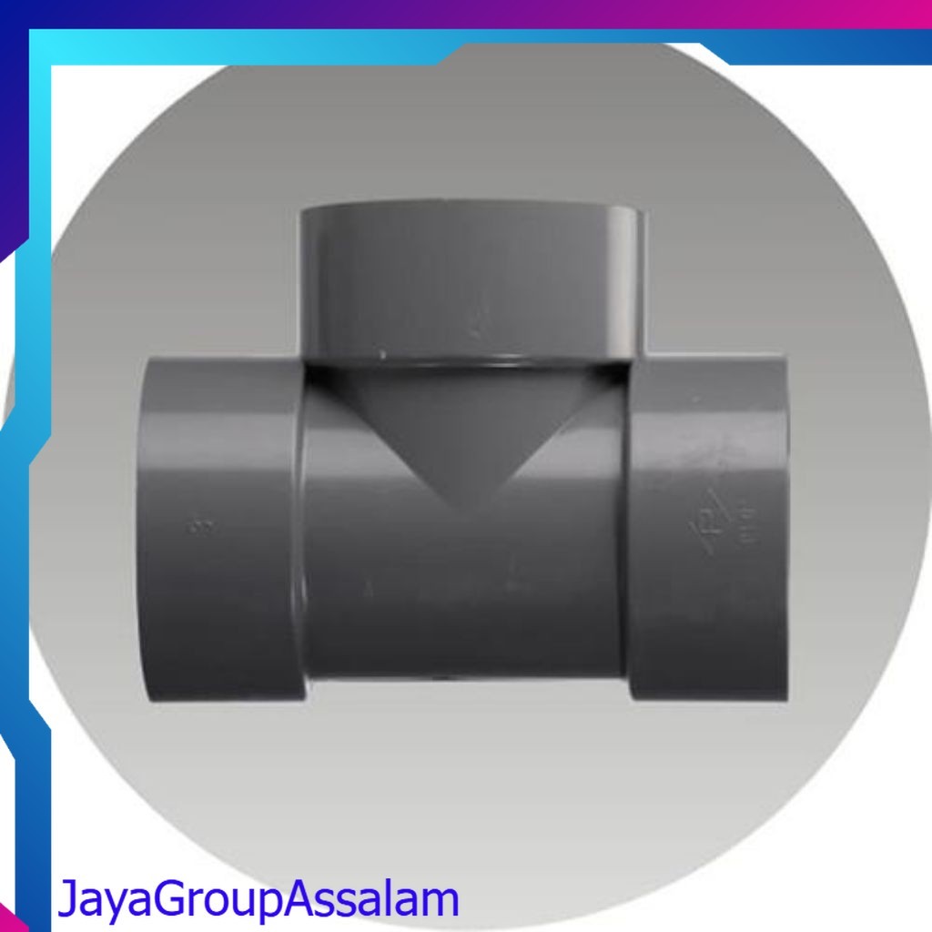 Tee pipa pvc 2" D Rucika