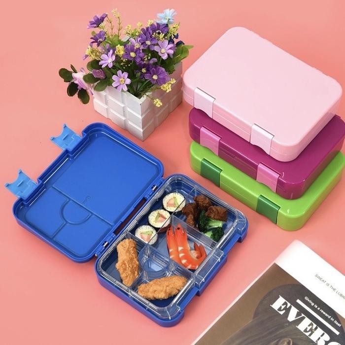 Tritan lunch box kotak bekal makan anak bahan tritan - k