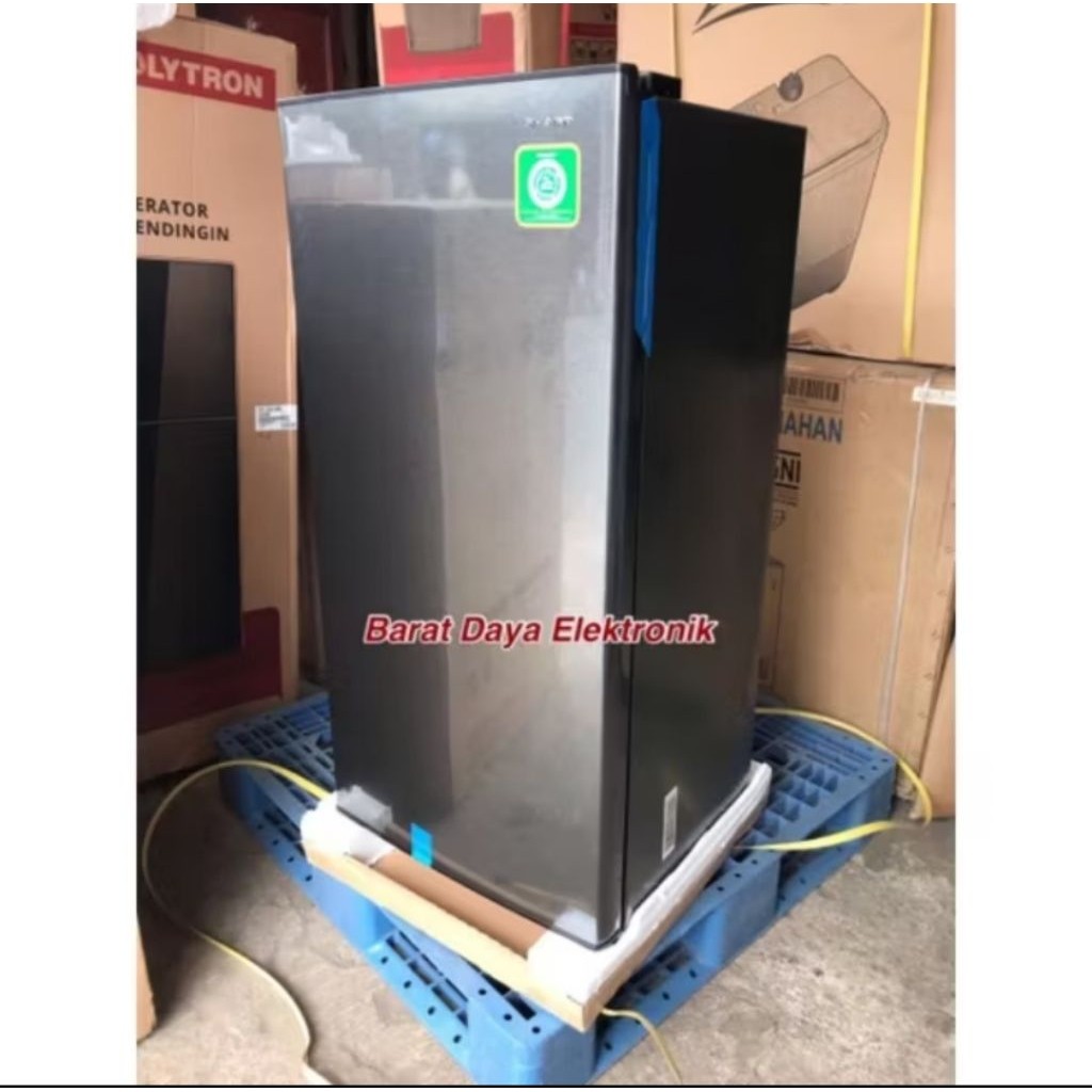 SHARP Kulkas 1 Pintu 166L Low Watt 60W SJ-N182N HS Kirei SJN182N 182N