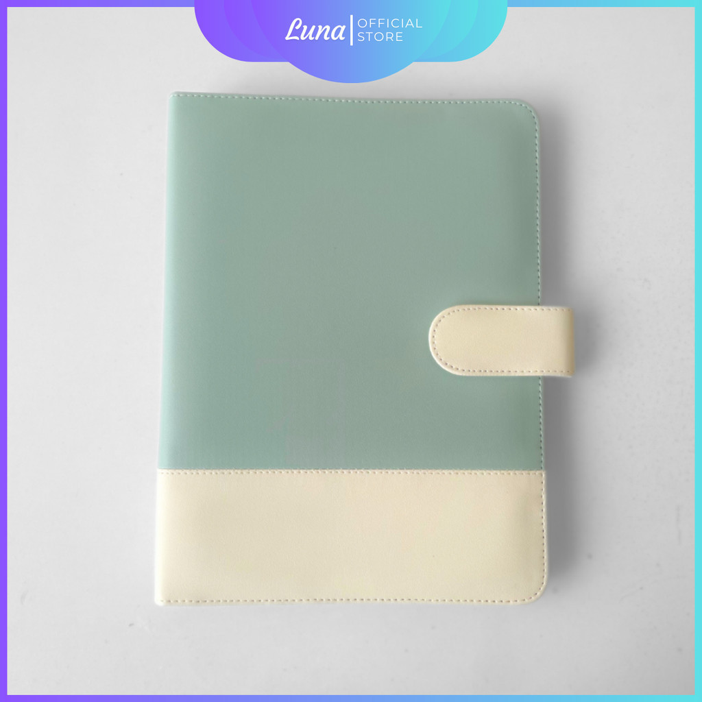 

Binder A5 Kulit Polos Kombinasi Warna Organizer 20 Ring A5 Binder Kombinasi Motif Dua Warna