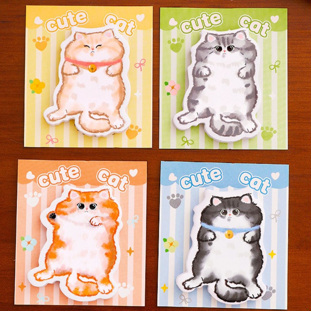 

BEST STICKY NOTES MOTIF ANAK KUCING LUCU / COCOK UNTUK DEKORASI, PLANNER DLL / POST-IT KITTEN CUTE / MEMO STIK MODEL BARU