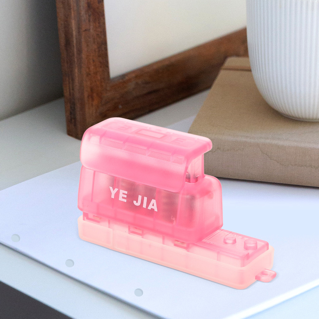 

Five Hole Punch 6 hole Book Binding Materials Craft Paper School Office Portable Hole Puncher Loose Leaf Sheet Punch Tool Art