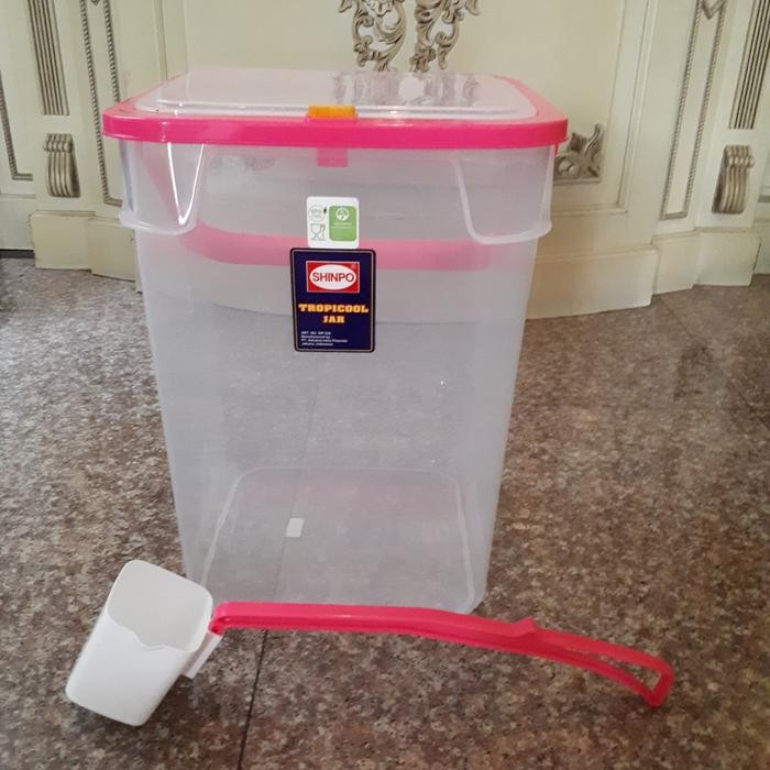 Aquarium es buah / tempat es buah gayung tropicool jar shinpo