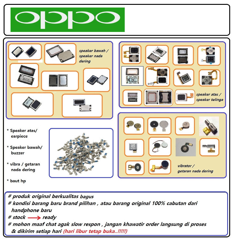speaker oppo R17- R17 NEO - R17 PRO