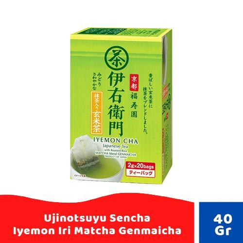 

Ujinotsuyu Sencha Iyemon Matcha Iri Genmaicha