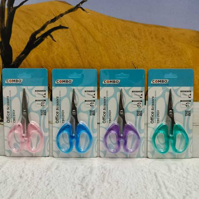 

GUNTING SCISSORS KECIL TRANSPARANT BENING 4,5 inchi PEMOTONG KERTAS