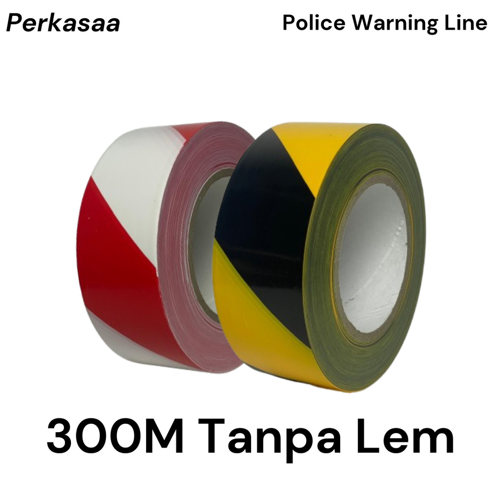 

Police Line / Garis Polisi 2 inch x 300 meter / Barricade Tape /Safety Line Hitam Kuning Merah Putih MERK yang terkenal itu