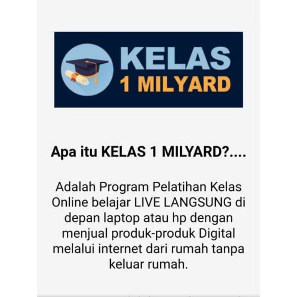 KELAS 1 M MILYAR MILYARD TUTORIAL JUALAN PRODUK DIGITAL DI RUMAH AJA DIGITAL