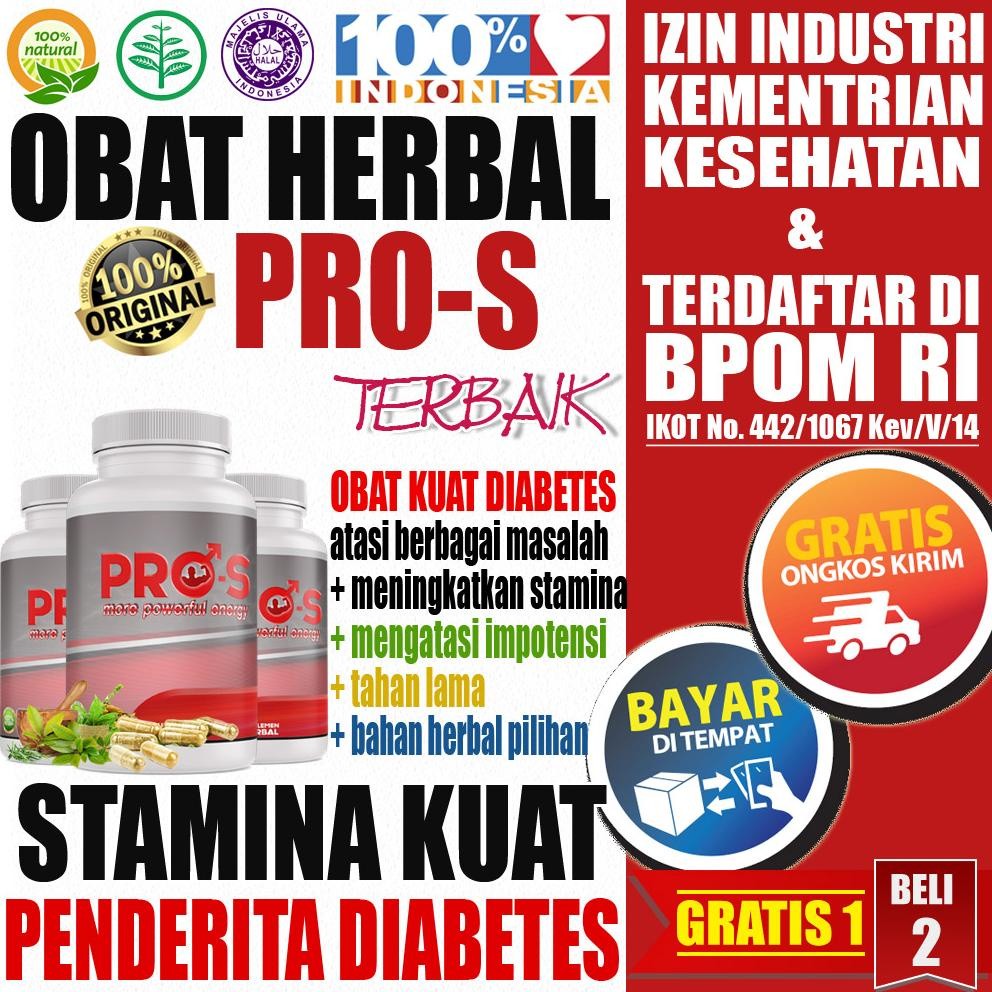 PROMO [MANJUR] Pro-S Obat Penambah Stamina Pria Jamu Herbal Kuat Tahan Lama Atasi Ejakulasi Dini Lem