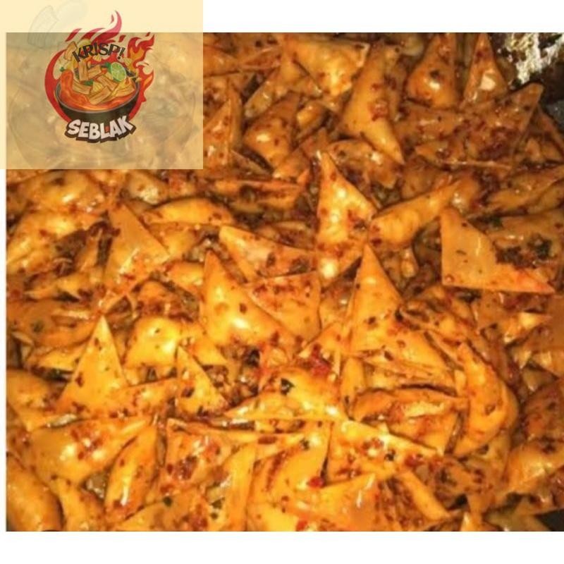 

Seblak krispi PANGSIT PEDAS DAUN JERUK/PEDAS MANIS/JAGUNG MANIS/ORIGINAL 500 gram