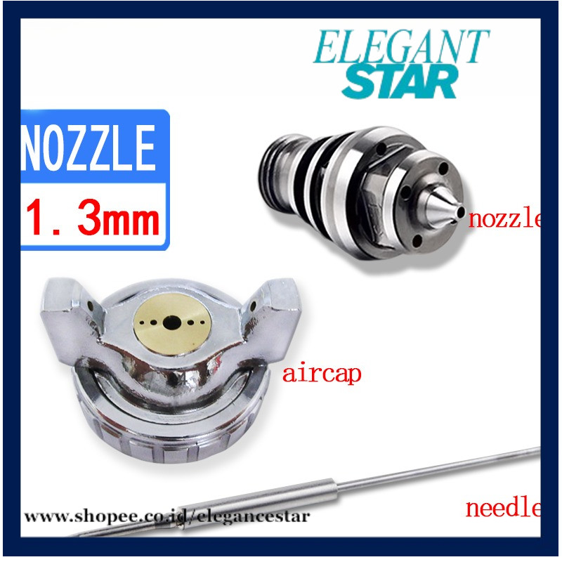 Japan W-71 Spray Gun Nozzle, needle + air cap kits 1.0/1.3/1.5/1.8mm For Japan W71 Anest Iwata Paint