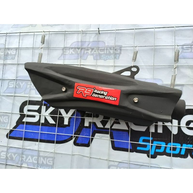 Silencer Knalpot R9 Misano inlet 50mm Iron